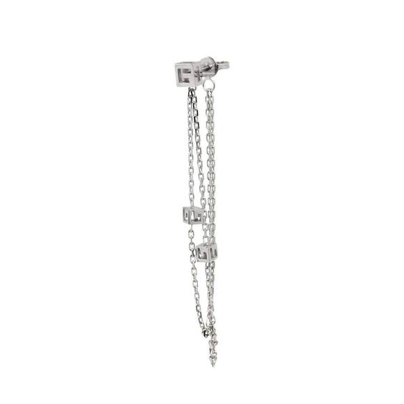 GUCCI White Gold Earrings - Picture 1 of 7